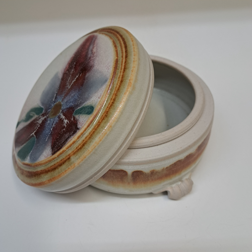 #260217A Lidded Round Treasure Box $28 at Hunter Wolff Gallery